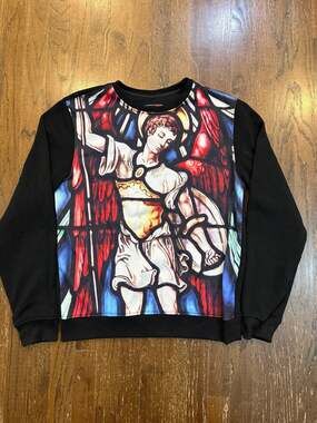 Southpole St. Michael the Archangel Stained Glass Graphic Sweatshirt